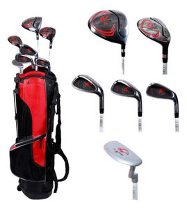 Ensemble de clubs de <span class=keywords><strong>golf</strong></span> junior OEM 7 pièces avec tiges en graphite et fer en zinc pour enfants de 90 à 110 cm de taille et logo personnalisé, MOQ 100 - Product Image 2