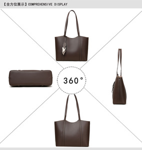 กระเป๋าสะพายข้างดีไซน์ใหม่ แฟชั่นทันสมัย คุณภาพสูง หนังแท้ กระเป๋าสะพายไหล่ กระเป๋าถือลำลองสำหรับผู้หญิง - Product Image 3