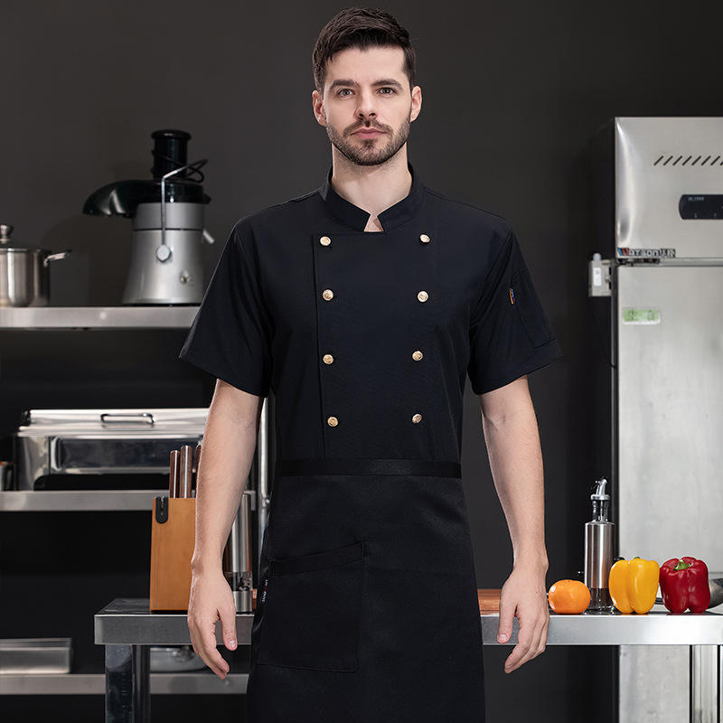 ShortSleeve Negro + Delantal