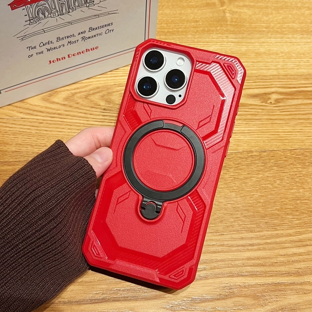 Magnetic Wireless Charging Armor Case for Iphone 17 Air 16E 16 15 14 7 Plus 13 Pro Max 12 11 XS XR 6 7 8 Cover Car Mount Holder