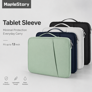 Vente en gros <span class=keywords><strong>Tablette</strong></span> portable et pochette pour ordinateur portable Sac simple style sac à main avec clavier et stockage de documents pour iPad et Macbook - Product Image 1