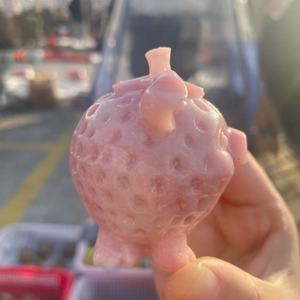 Venta al por Mayor de Piedras Preciosas Curativas, Ópalo Rosa, Cristal de Cueva de Animales, Artesanía de Cristal para Decoración y Regalos - Product Image 4
