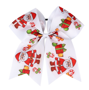 Toptan Yeni Noel Yüksek Kaliteli Saç Bağları Kızlar İçin Saç Tokası Noel Kardan Adamı Özel Saç Tokaları Mutlu Noeller - Product Image 4