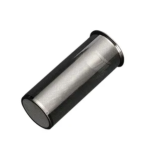 Custom SS304 SS316 Stainless Steel Punching Tube Filter Drum For Water