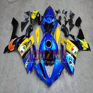Carenado de inyección para YAMAHA YZF1000 YZF R1 R 1 1000 CC YZFR1 07 08 166No.21 Kit de carrocería OEM de 2007 2008 de <span class=keywords><strong>FIMER</strong></span> de color azul de la YZF-R1 - Product Image 3