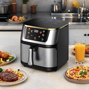 Four à Friture Sans Huile Numérique Intelligent en Acier Inoxydable 10L, Appareil Électrique Domestique à Commande Numérique KA03008 - Product Image 4