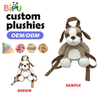 Fabricant de sacs à dos en peluche, sac à dos en peluche koala gris personnalisé, sacs en coton doux, adorables sacs en peluche pour cadeau