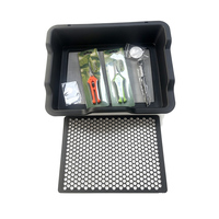 Plateau de décantation pour bourgeons d'herbes en plastique PP de haute qualité avec écran en maille enfichable, outils de tamisage à sec, ensemble d'outils de jardinage portables