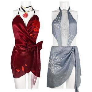 Costume de cosplay Forever Robbery Gu Qinghan Midsummer Frosty, maillot de bain pour femme Ninghong Night Afternoon Rose Summer - Product Image 5