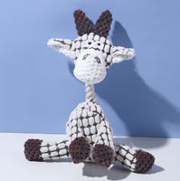 Jouet sonore pour chien, jouet âne amusant, jouet résistant pour mâcher, jouet en peluche pour jeu interactif, jouet sonore pour chien
