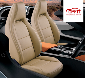 100% coton coussin de siège de voiture siège personnalisé haute qualité Spandex couverture tissu conception Flexible audacieux vierge sièges arrière - Product Image 3