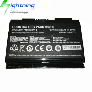 Mới chính hãng ban đầu P150HMBAT-8 14.8V 5200mAh máy tính xách tay pin cho <span class=keywords><strong>clevo</strong></span> p150sm 6-87-x510s-4d73 6-87-x510s-4d72 máy tính xách tay - Product Image 1