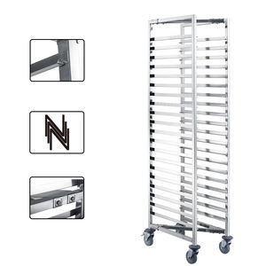 Chariot de boulangerie en acier inoxydable à niveaux imbriqués pour plateaux de cuisson de 15/18/20 niveaux - Product Image 1