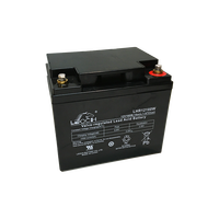 Baterai Asam Timbal AGM Valve Regulated Leoch F-GD12-160W 12V 48Ah yang Dapat Diisi Ulang untuk Aplikasi UPS Buatan Italia