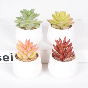 New DIY <strong>Small</strong> <strong>Potted</strong> <strong>Plants</strong> <strong>Indoor</strong> Decoration Artificial Succulent <strong>Plants</strong> - Product Image 5