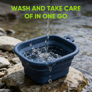 Bols et mangeoires pliables en silicone en forme de patte pour animaux (chiens et chats) – Personnalisables - Product Image 2