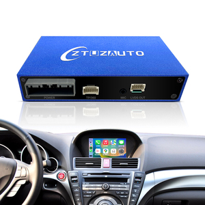 อะแดปเตอร์ไร้สาย Apple CarPlay สำหรับ ACURA RDX TL ILX ZDX ปี 2009-2013 รองรับ <span class=keywords><strong>Android</strong></span> Auto Mirror Link เครื่องเล่น USB กล้องหน้า/หลัง AHD - Product Image 1