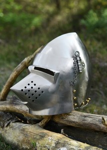 Casco de Caballero Medieval con Diseño de Calavera, Chapado en Acero, Estilo Náutico, del Siglo XIV, Artículo Coleccionable Histórico para Exhibición - Product Image 2