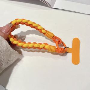 INS Style Braided <b>Phone</b> Lanyard Short Vibrant Color Wrist <b>Strap</b> Hand <b>Strap</b> Anti-Loss <b>Phone</b> Cord for <b>phone</b> for iphone 17 pro max - Product Image 5