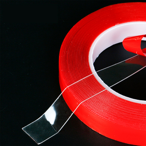 <span class=keywords><strong>Cinta</strong></span> Acrílica <span class=keywords><strong>Transparente</strong></span> Roja, <span class=keywords><strong>Cinta</strong></span> de Espuma Acrílica <span class=keywords><strong>Transparente</strong></span>, Fuerte Adhesivo, Lavable, Removible, <span class=keywords><strong>Cinta</strong></span> Acrílica de <span class=keywords><strong>Doble</strong></span> Cara - Product Image 1