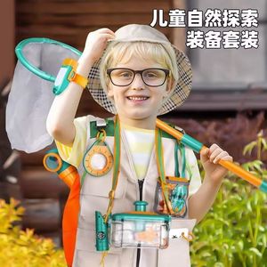 Boîte d'observation des insectes pour enfants, avec boussole, loupe, télescope, jouet d'exploration en plein air pour enfants de 8 à 13 ans - Product Image 4