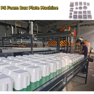 PS bọt Hộp Tấm máy/tự động Polystyrene xốp trắng dùng một lần thực phẩm container món ăn khay máy làm - Product Image 2