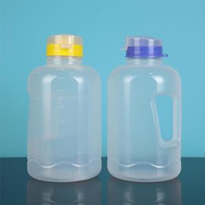 Botella de bebidas DunDun de 2000 ml con asa, tapa abatible, jarra redonda de PP para envasado de vino y bebidas - Product Image 2