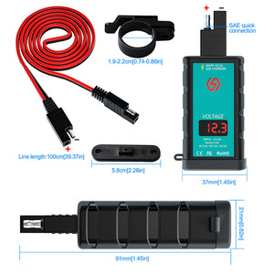 <span class=keywords><strong>Cargador</strong></span> USB Multifuncional a Prueba de Agua para Motocicleta, Adaptador de <span class=keywords><strong>Cargador</strong></span> de Teléfono Celular para Motocicleta, <span class=keywords><strong>Cargador</strong></span> USB Doble para Motocicleta - Product Image 6