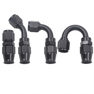 Raccord de tuyau PTFE pour refroidisseur d'huile RACING AN, en alliage d'aluminium 6AN, pivotant à 90 degrés, pour amélioration automobile - Product Image 1