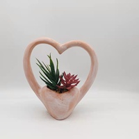 Jardinière en ciment émaillé, style moderne européen, décoration pour la maison, le bureau et le jardin, présentoir de bureau, pot à fleurs, pot pour plantes succulentes, plantes artificielles