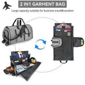 <span class=keywords><strong>Sac</strong></span> de vêtements personnalisé avec roulettes, <span class=keywords><strong>sac</strong></span> de voyage pour vêtements avec compartiment à chaussures, <span class=keywords><strong>sac</strong></span> de voyage à roulettes - Product Image 5