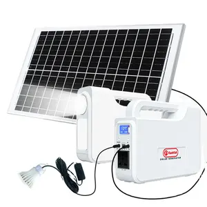 Harga terbaik pemasok portabel 500W Power Station lampu LED 300W Solar Generator panel surya Set lengkap MPPT pengendali kekuatan mobil