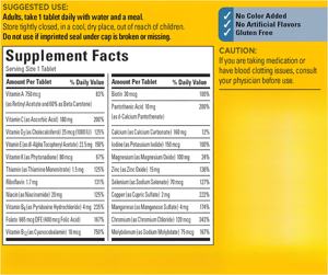 Produttore di compresse 90/60 integratore multivitaminico da uomo senza ferro multivitaminico Oem/Odm - Product Image 3