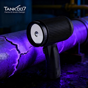 Tank007 Ngành Công Nghiệp Chuyên Nghiệp <span class=keywords><strong>NDT</strong></span> <span class=keywords><strong>Torch</strong></span> Ánh Sáng 2 Trong 1 Đèn <span class=keywords><strong>UV</strong></span> Phát hiện Blacklight Kit Không Phá Hủy Thử Nghiệm 365nm <span class=keywords><strong>UV</strong></span> Đèn Pin - Product Image 1