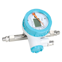 Pengukur Aliran Area Variabel Cairan Baja Tahan Karat Ulir NPT 2 Inci Tampilan Mekanis Digital RS-485/Modbus Air Gas Minyak Udara