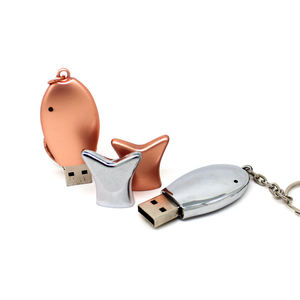 Metalen Vis <span class=keywords><strong>Usb</strong></span> Flash <span class=keywords><strong>Drive</strong></span> 2.0 4Gb 2Gb 14Gb Karper Pen <span class=keywords><strong>Drive</strong></span> 3.0 8Gb 16Gb 32Gb 64Gb <span class=keywords><strong>Usb</strong></span> Geheugenstick Goud Zilver Gratis Laser Logo - Product Image 2