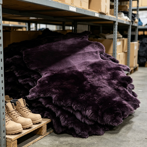 Piel de Oveja Australiana de Lana Densa Genuina de Lujo, Piel de Nutria Curtida Ecológica para Prendas y Muebles de Lujo - Product Image 3