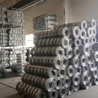 Échantillon gratuit disponible. Conforme aux normes de protection de l'environnement. Clôture en acier galvanisé tissé de 4 pieds pour le bétail, anti-rongeurs