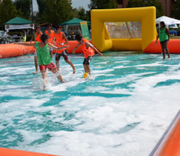 Terrain de football, terrain de sport, terrain personnalisé en PVC, petit terrain de football gonflable extérieur