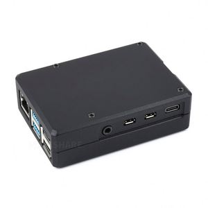 Waveshare Alumínio Grade Grooved Case para <span class=keywords><strong>Raspberry</strong></span> <span class=keywords><strong>Pi</strong></span> <span class=keywords><strong>4</strong></span>, Pilares Dissipador Interior - Product Image 5