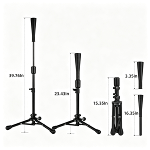 GQK แท่นตีเบสบอลแบบปรับได้พร้อมกระเป๋าสำหรับเด็กเยาวชน - Product Image 6