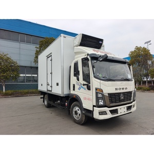 Camión Refrigerado HOWO de 160HP, Vehículo de Transporte Refrigerado para el Transporte Refrigerado <span class=keywords><strong>y</strong></span> Congelado de Frutas <span class=keywords><strong>y</strong></span> Carne - Product Image 3