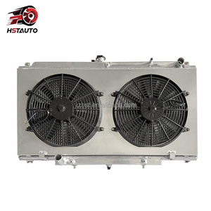 Radiateur entièrement en aluminium pour <span class=keywords><strong>Nissan</strong></span> Patrol/Safari Y61 2.8L/3.0L/4.2L RD28 ZD30 TD42T 4 Cyl 6 Cyl 1997-2009 - Product Image 1