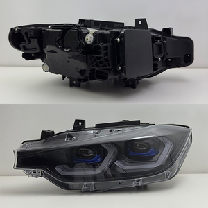 AURON Nuevo Conjunto de Faros Delanteros DRL Amarillo Blanco Plug and Play para BMW Serie 3 F30/F35 2013-2018 Ojos de Serpiente Freno 12V 6000K - Product Image 3