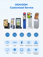 PC Todo en Uno con Pantalla Táctil Capacitiva de 21.5 Pulgadas, Kiosco de Pago de Autoservicio Vertical/de Escritorio, SDK Multi-OS POS, Lector de Códigos de Barras