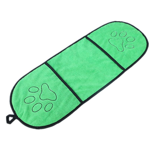 Wholesale Custom Microfiber Dog <b>Bath</b> Towel Super Soft Quick Dry Pockets Design Water Absorbent and Eco-Friendly for <b>Pets</b> - Product Image 2