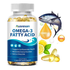Gélules d'acides gras oméga-3 halal OEM 500 mg, compléments pour le cerveau et les yeux, vente en gros, végétaliens, EPA <span class=keywords><strong>DHA</strong></span>, <span class=keywords><strong>super</strong></span> oméga 3, capsules d'huile de poisson - Product Image 1