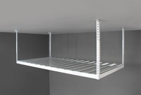 Étagères de plafond pour garage suspendues au plafond, gain de place, rangement lourd, qualité robuste, hauteur réglable