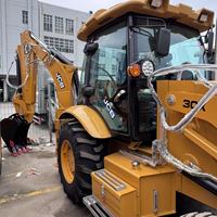 Retroexcavadora Jcb 3cx 4cx Chargeuse-pelleteuse d'occasion 4x4 Mini tracteur 3cx état d'origine avec chargeur frontal