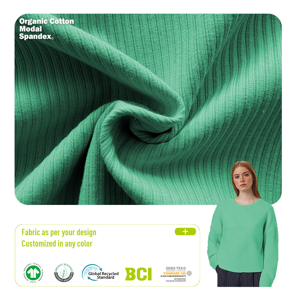 Organic Cotton Recycled Polyester Terry Cloth - Consistent Quality, Sample Support, Customizable, Bulk Fast Delivery